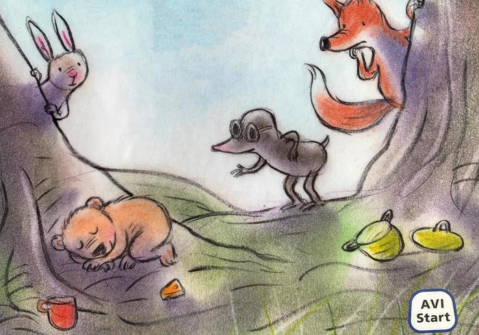 een dief in het bos door Gitte Spee