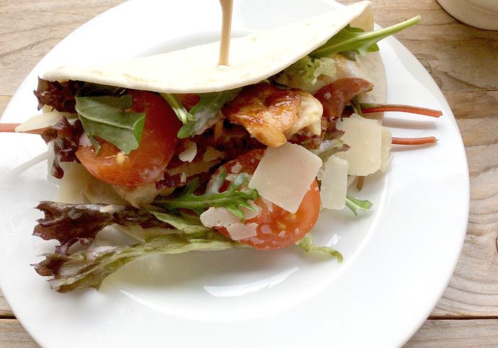 Mini Caesar wraps 