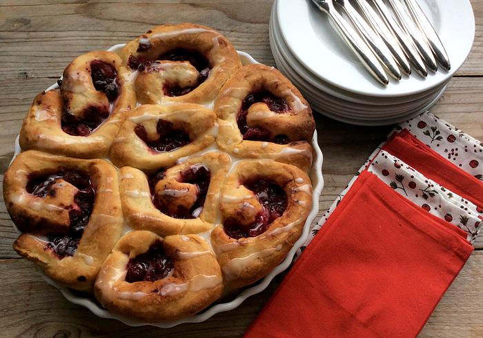 Deze cranberrybroodjes