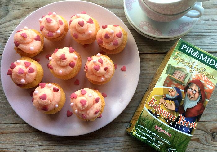 Bak Valentijn mini-cupcakes