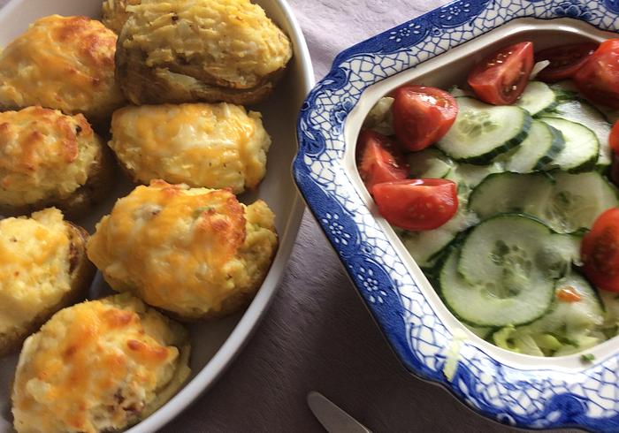 Twice baked potatoes