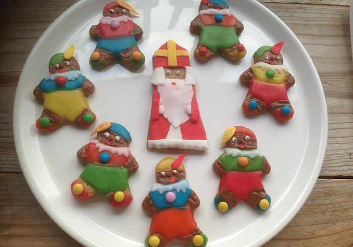 We bakken eerst Pietenkoekjes