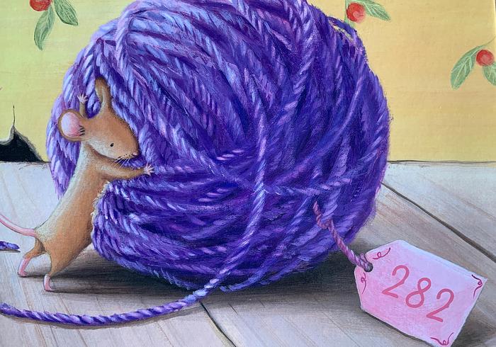 Miep de Muis breit er op los
