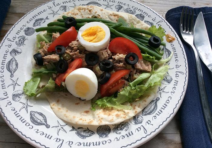 Tonijn Niçoise wrap