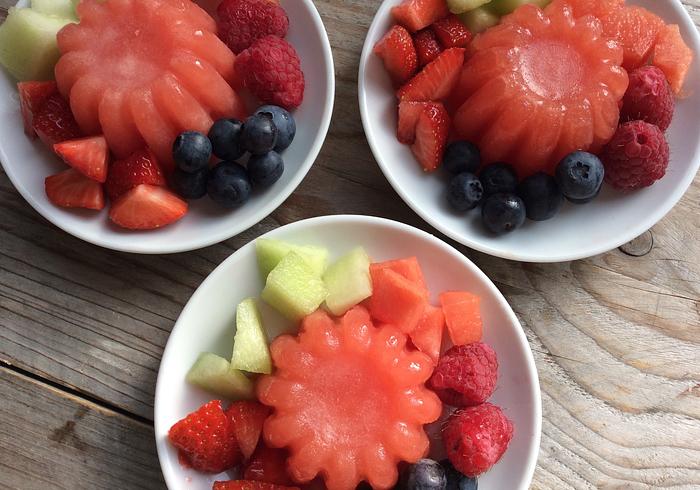 Watermelon jellies