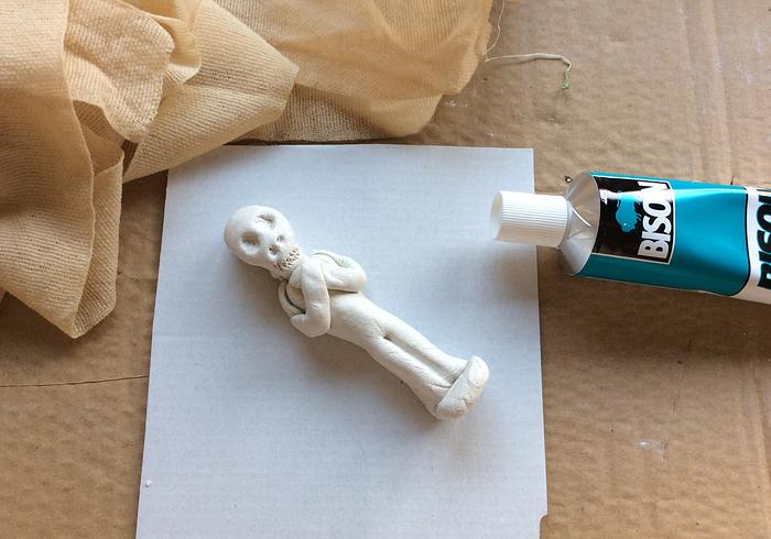We maken een mummie
