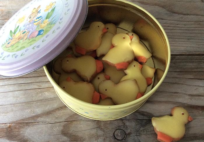 Lieve eendjes  bakken 