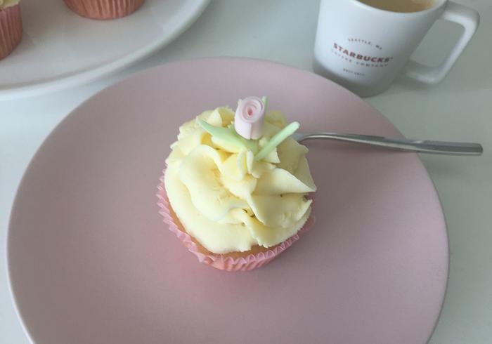 Witte chocolade frosting