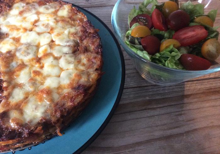 Mexicaanse tortilla taart