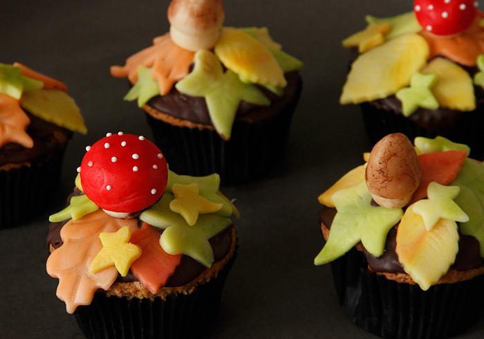 Herfstcupcakes