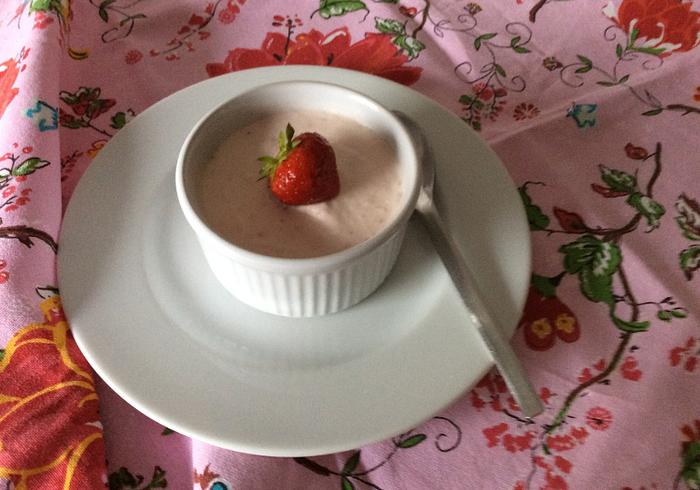 Aardbeienmousse