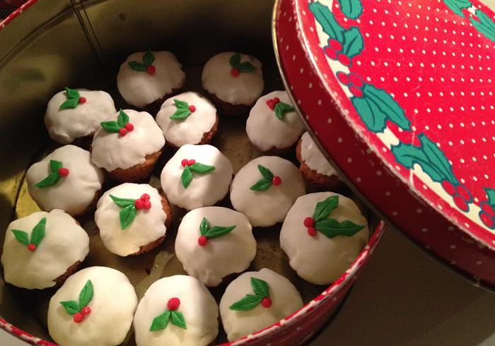 Mini-kerstmuffins