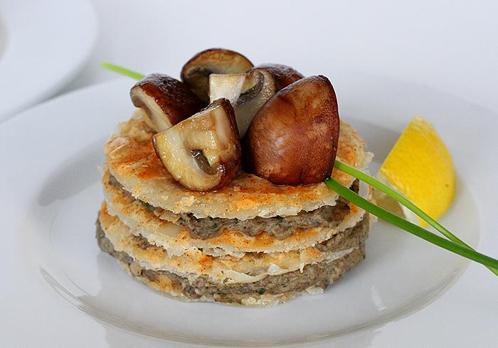 Paddestoelen mille feuille