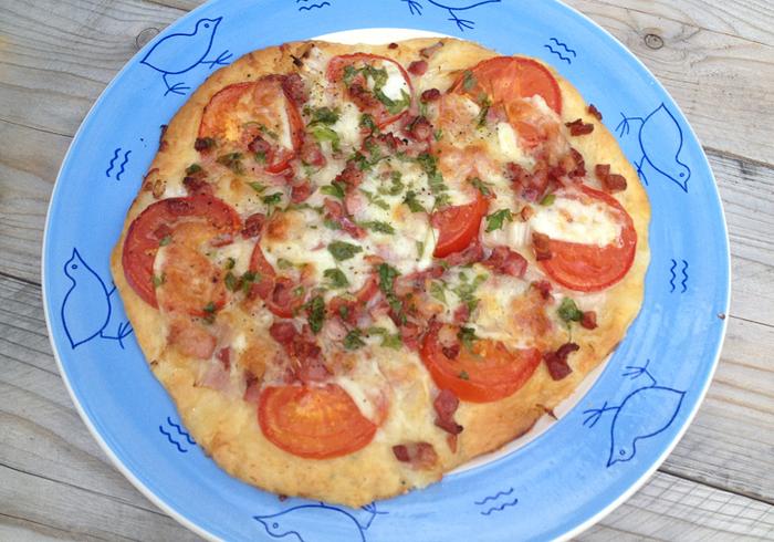 Huisgemaakte pizza!