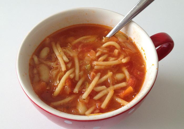 Een simpele minestrone