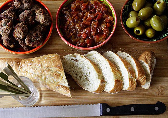 Albondiga's con salsa picante