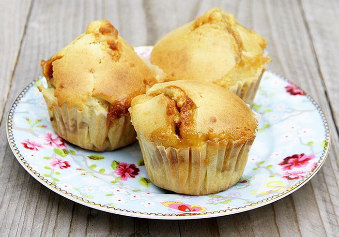 Appel/toffee muffins