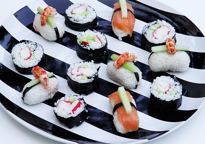 Homemade Maki sushi 