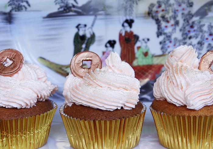 Gouden cupcakes