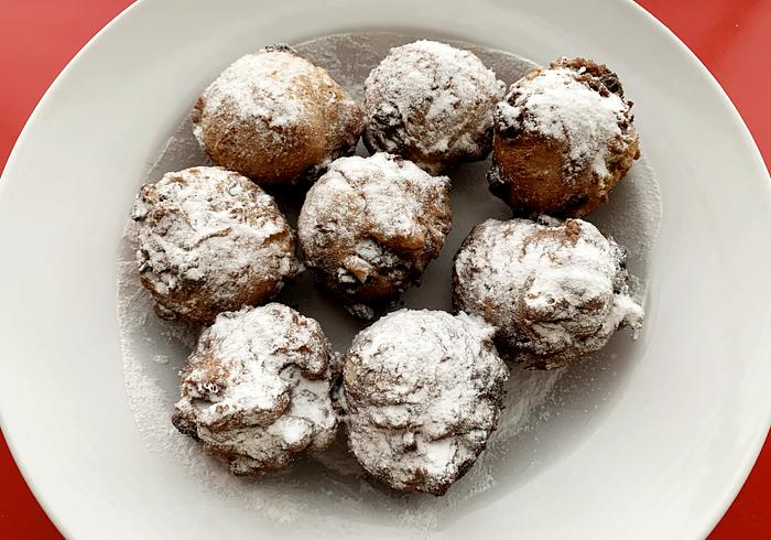 Vanavond eten we oliebollen