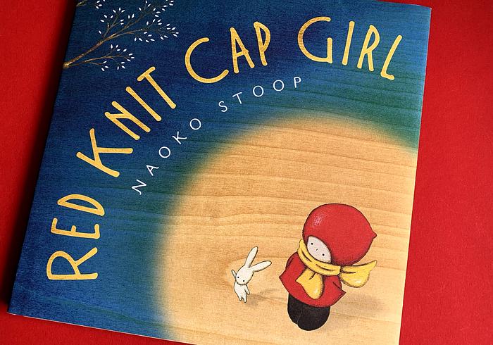 Red knit cap girl