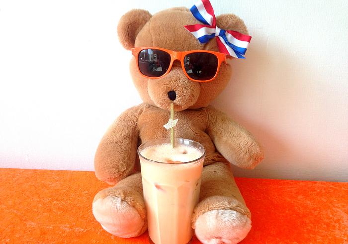 Lekker! Oranje milkshakes