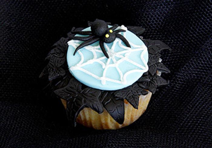 Spinnencupcakes