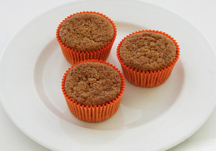 Volkoren wortelcupcakes