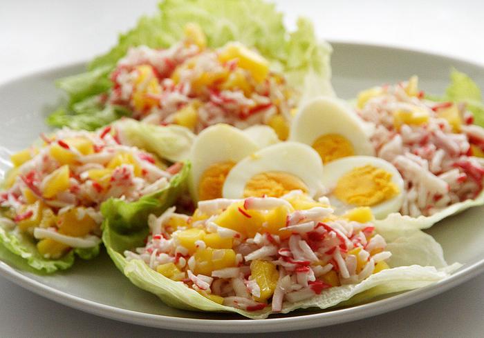 Een Caribische lente-salade 