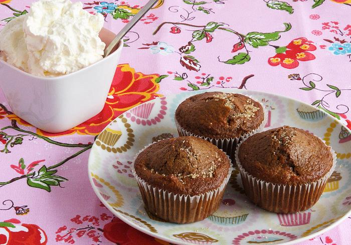 Appel-rabarber-muffins