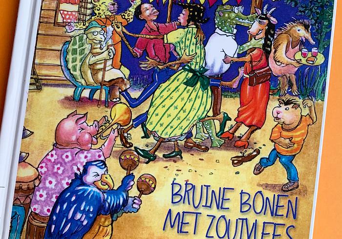 Bruine bonen met zoutvlees, een avontuur van Anansi