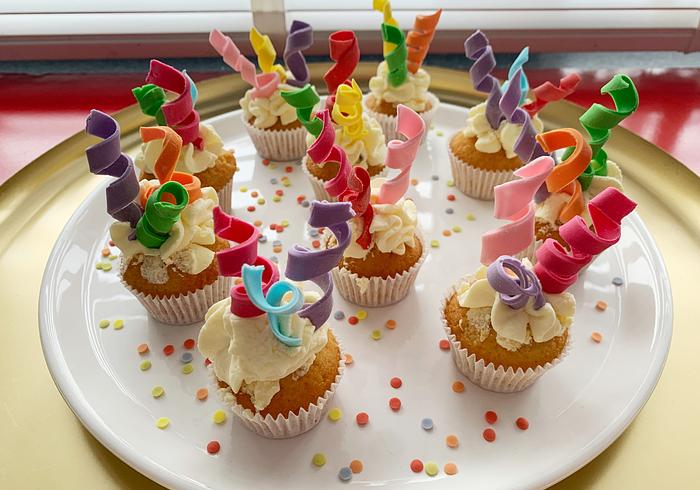 Mini Carnaval cupcakes