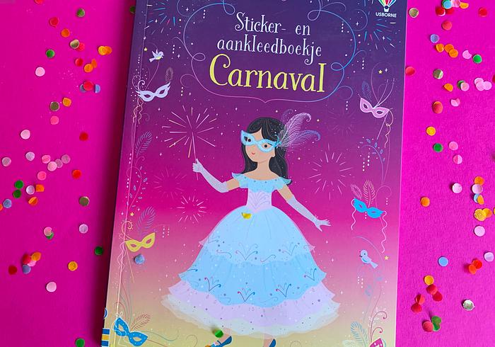 Sticker- en aankleedboekje Carnaval