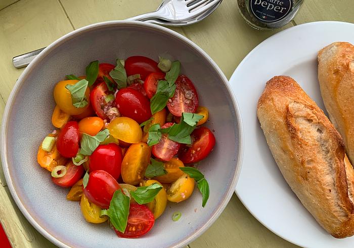 Gemengde tomatensalade