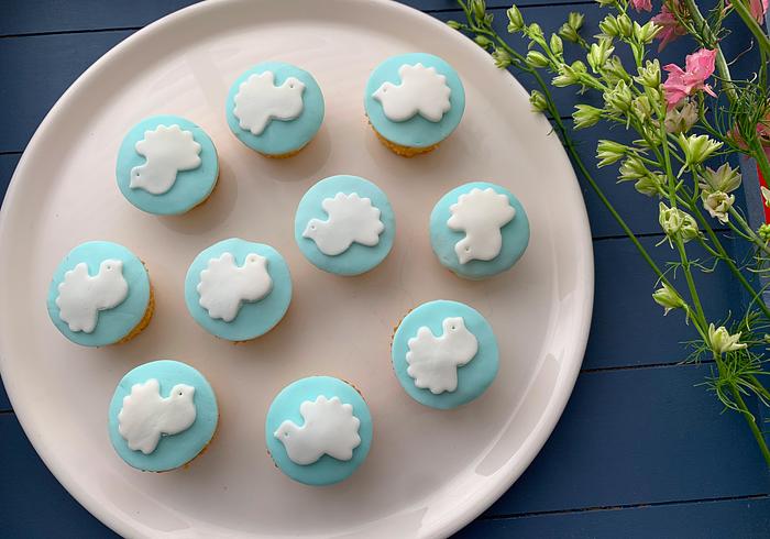 Mooie mini wintercupcakes