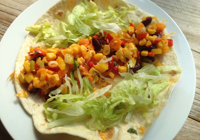 Vegetarian wraps sidepicll