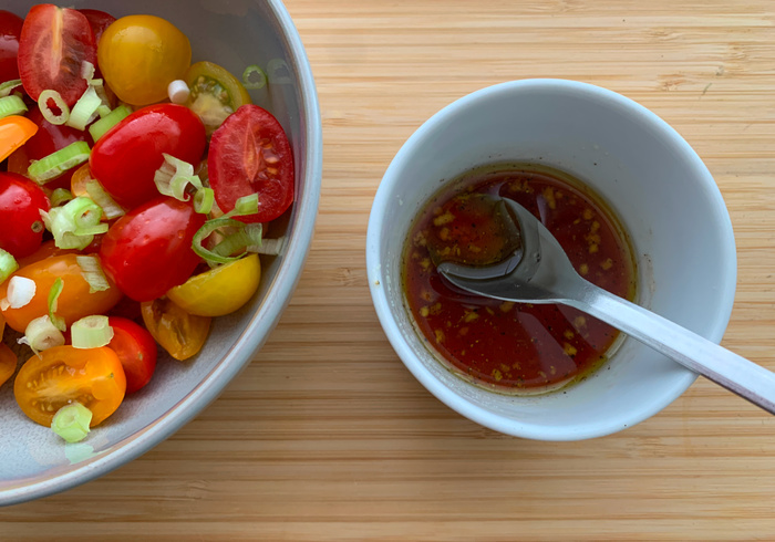 Gemengde tomaten salade 07