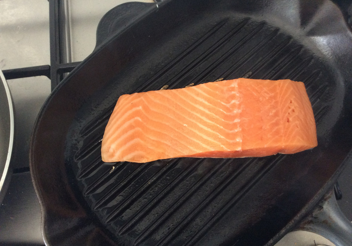 Seared salmon 13