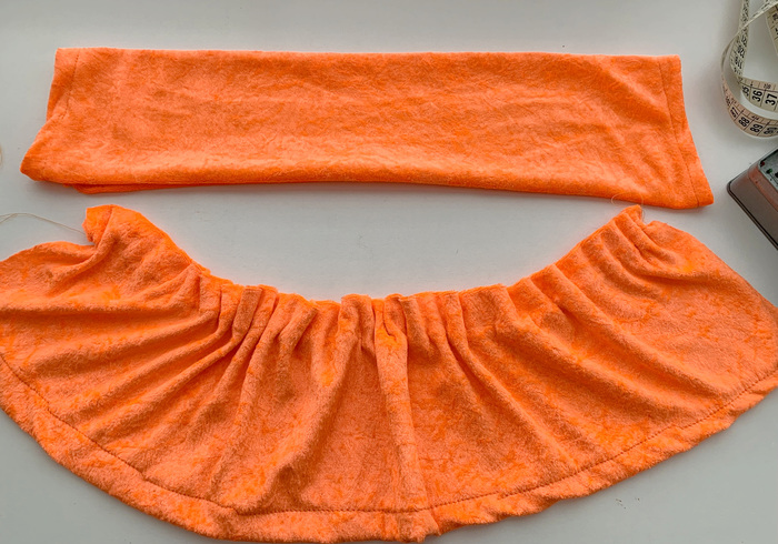 Oranje jurk sabine 08