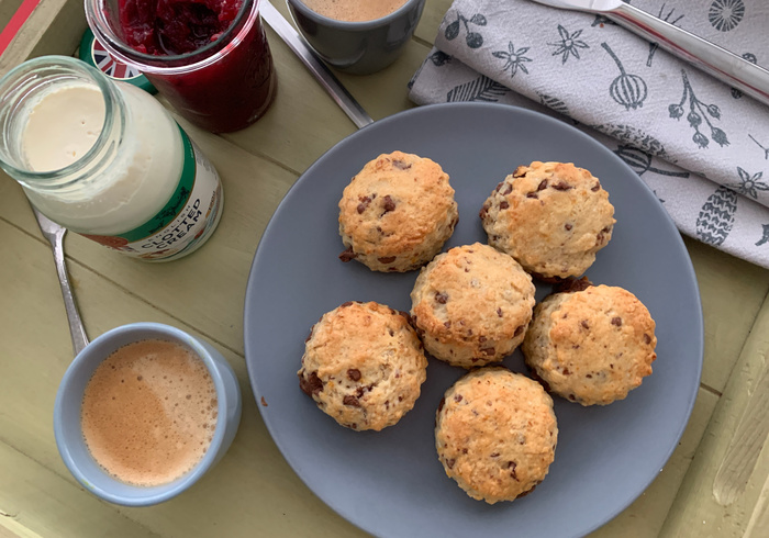 Chocolade scones sidepicll