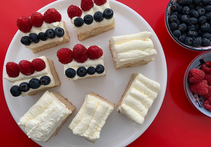 Vlag cakejes 18