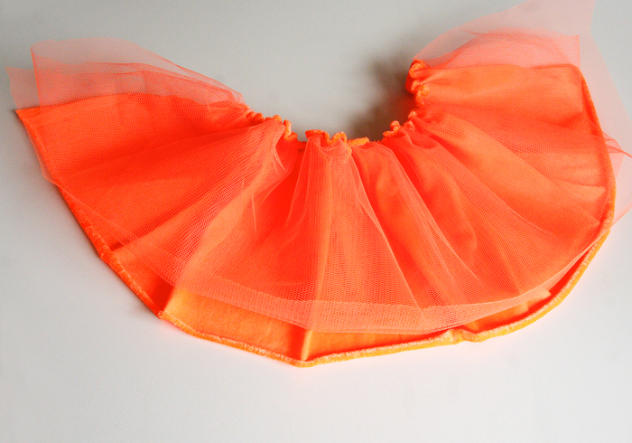 Oranje jurk 06