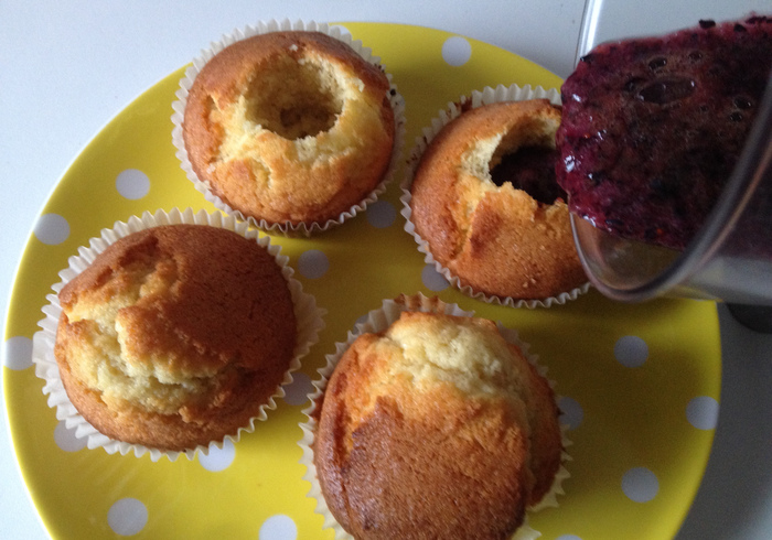 Muffins with blueberry 12