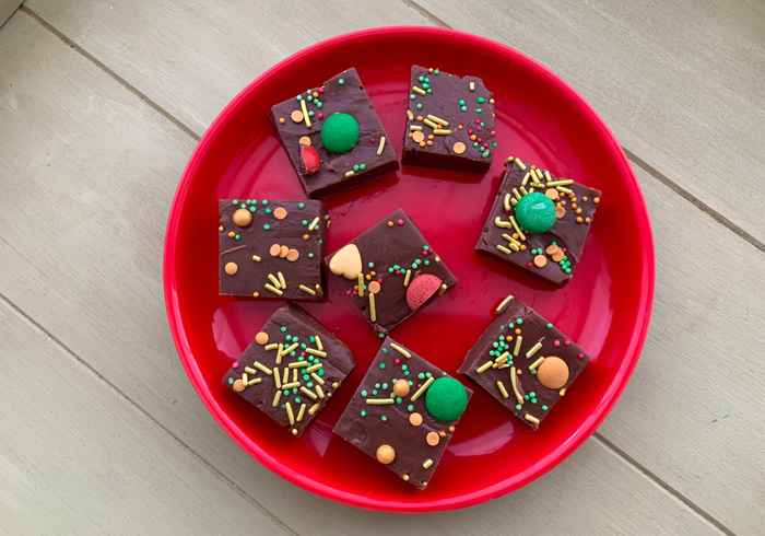 Kerst chocolade fudge 13