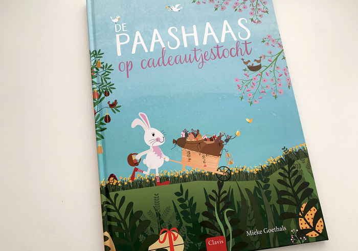 De paashaas op cadeautjestocht sidepic