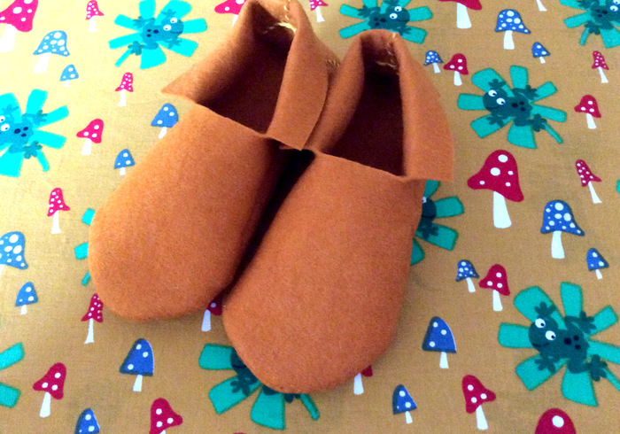 Autumn slippers home