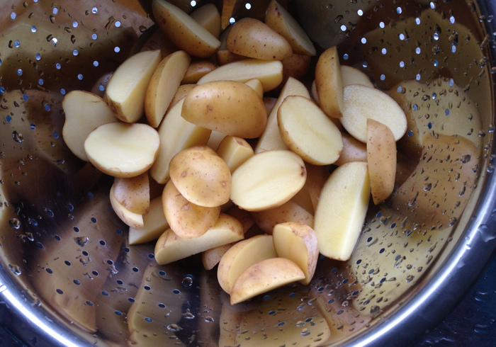 Honey miso garlic potatoes 01