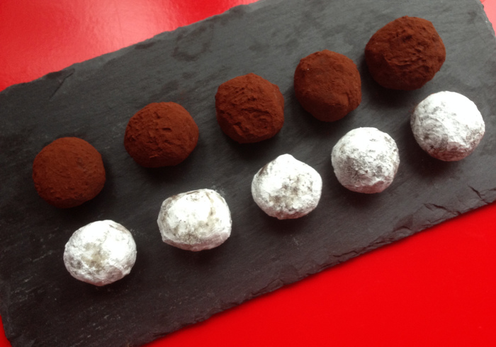 Cappuccino truffles sidepicll