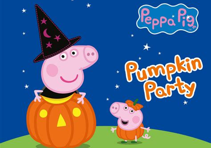 Peppa pig pumpkin party sidepic