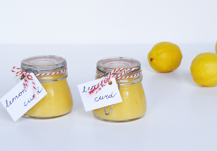Homemade lemon curd sidepicll